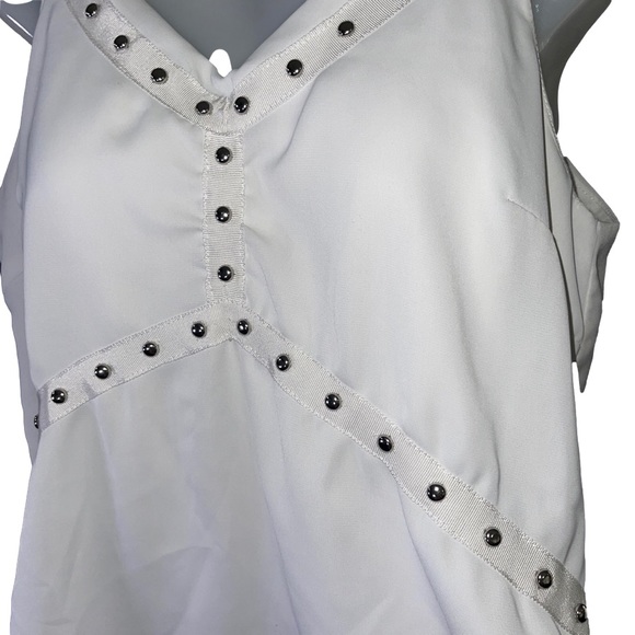 Ecowish embellished tank white small - Picture 3 of 4